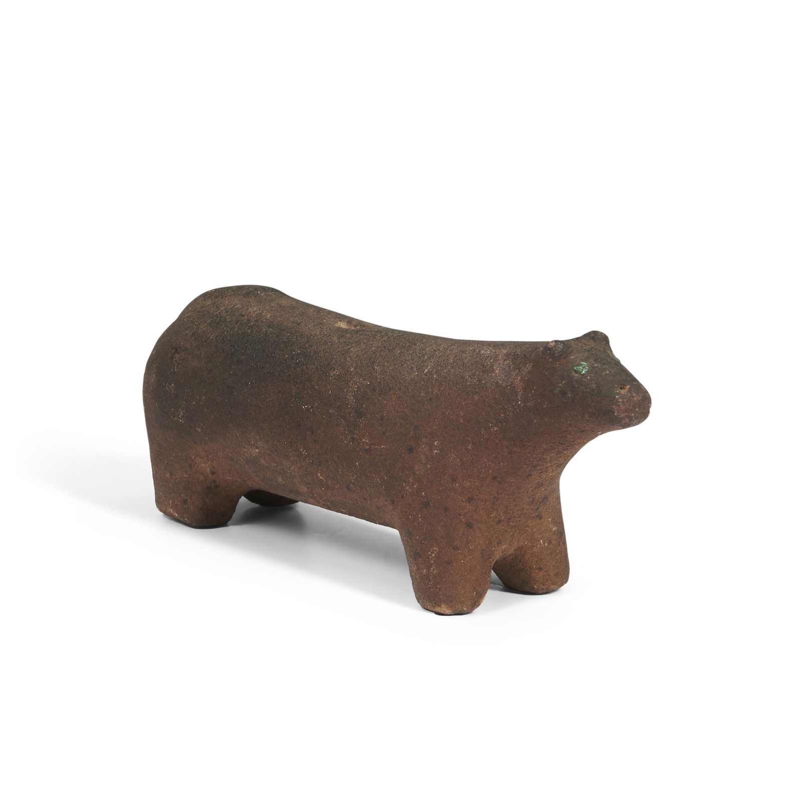 A Zuni stone bear fetish ht. 3 1/4, lg. 7 1/2 in. (1 of 3)