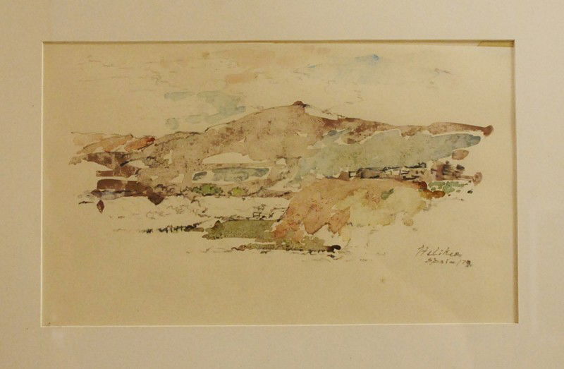 John Edward Heliker (American, 1909-2000) Landscap: John Edward Heliker (American, 1909-2000) Landscape, Andalusia. Signed, inscribed, and dated "Heliker/Spain/79." l.r., identified on a label from Kraushaar Galleries, New York, affixed to the backin