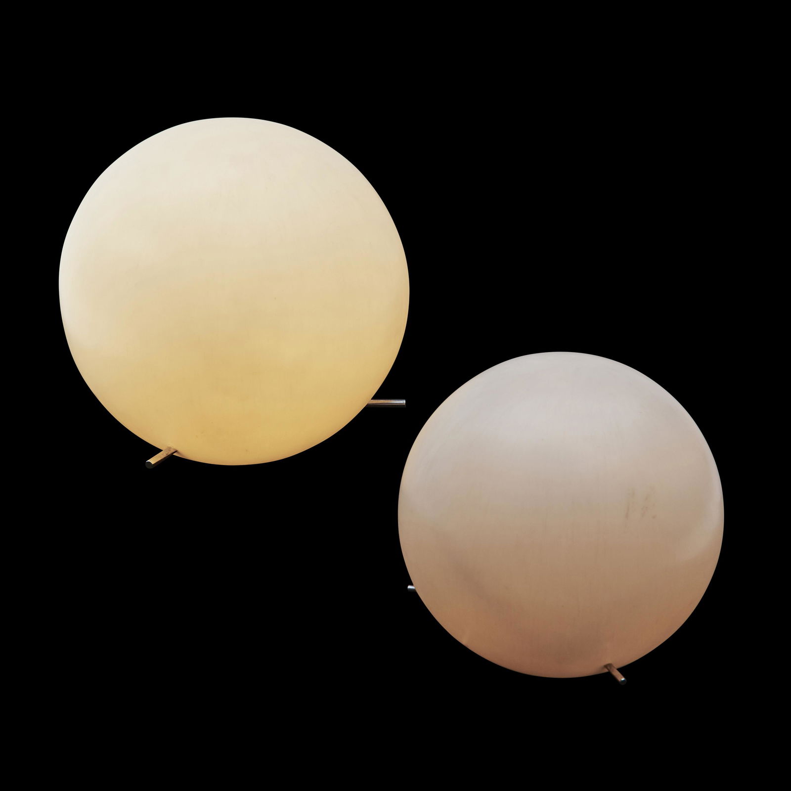 Two Paul Mayen (1916-2000) for Habitat Globe Lamps, designed c. 1960, unmarked, single sockets, ... (1 of 1)