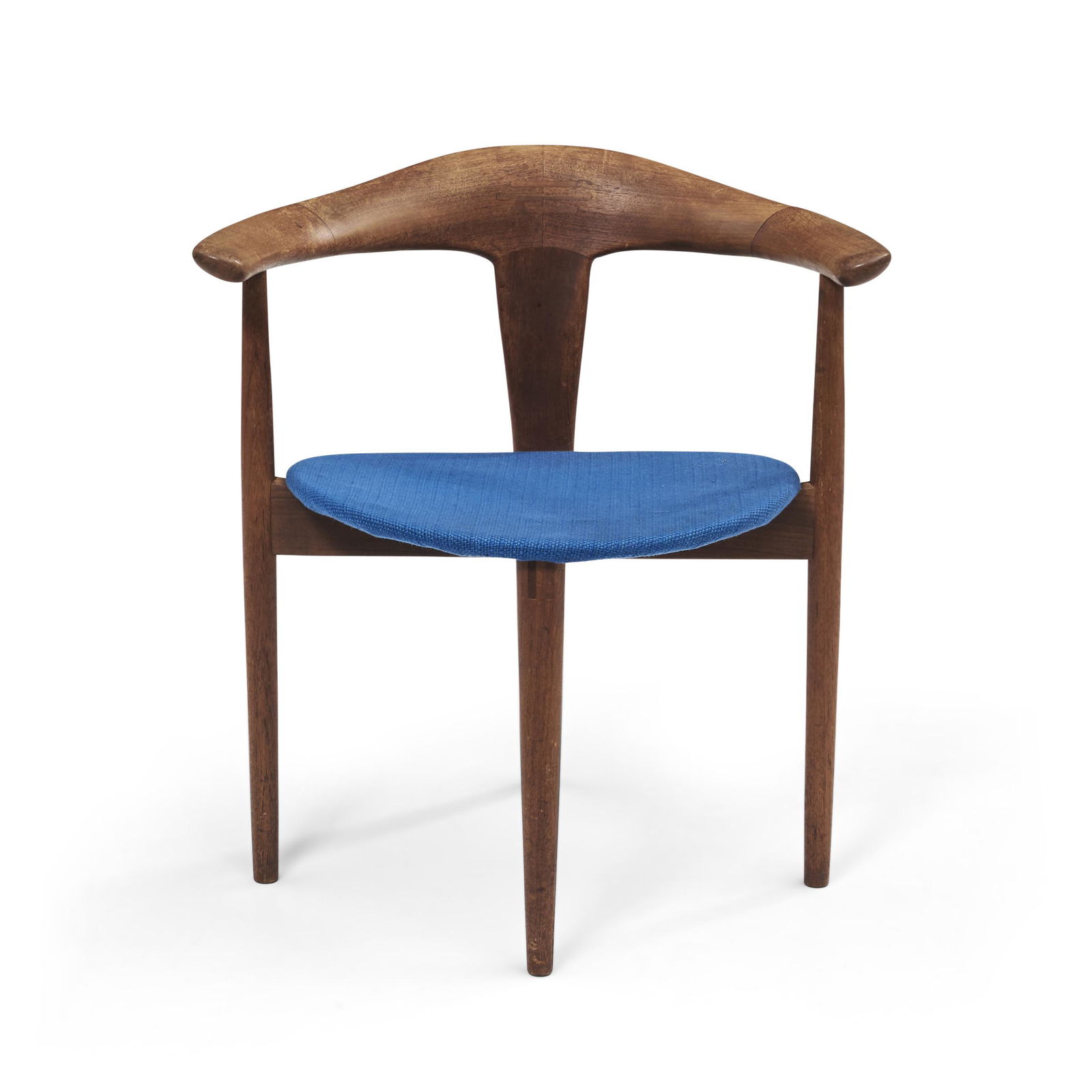 Johannes Andersen (1903-1991) for Moreddi Teak Armchair, Denmark, c. 1960, branded mark 'Moreddi... (1 of 2)