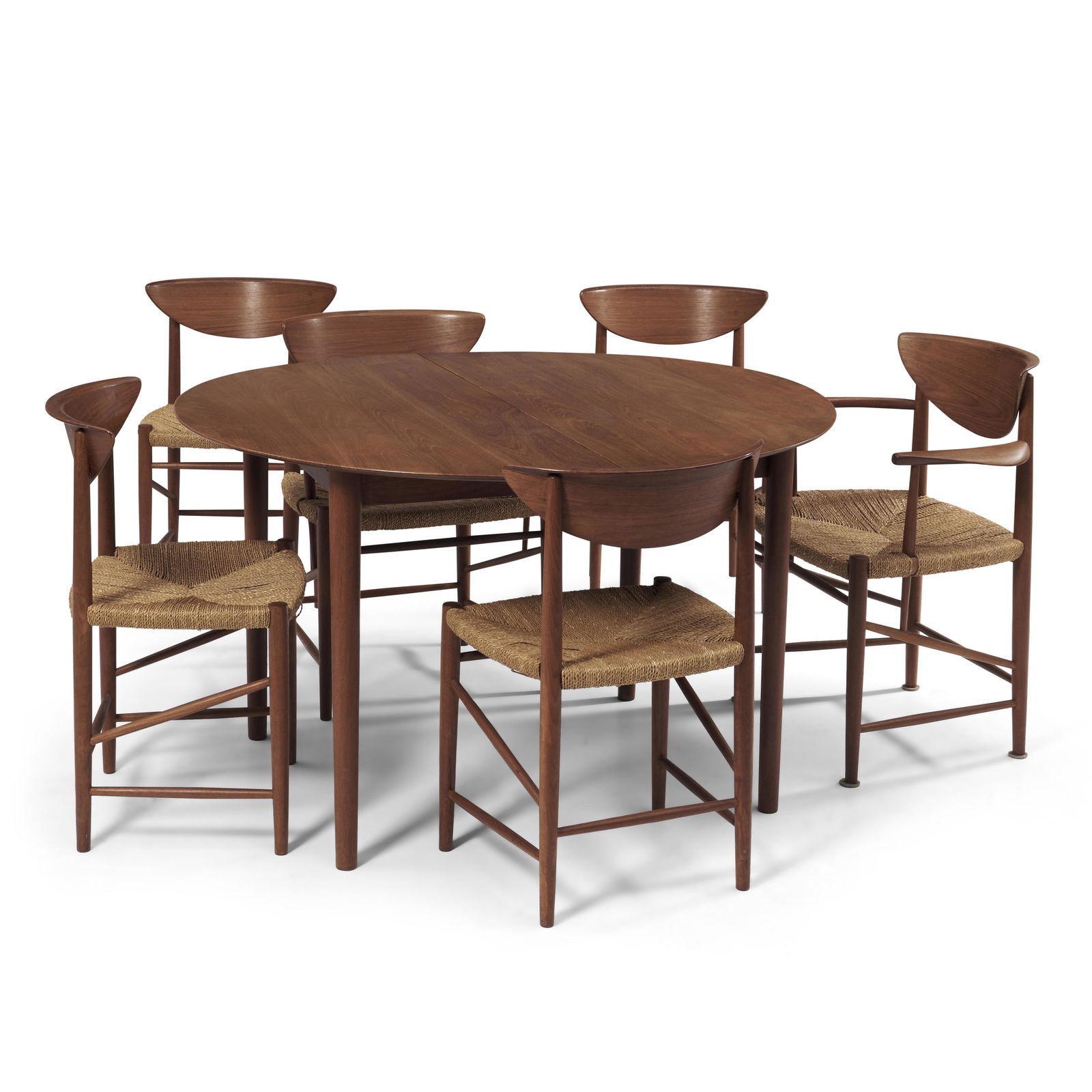 Six Peter Hvidt and Orla Mølgaard-Nielsen for Søborg Møbelfabrik Model 316 Chairs... (1 of 3)