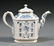 201: Staffordshire Salt-glazed Stoneware Mansion Teapot