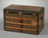 476: Louis Vuitton Wood-strapped Cloth-bound Steamer Tr