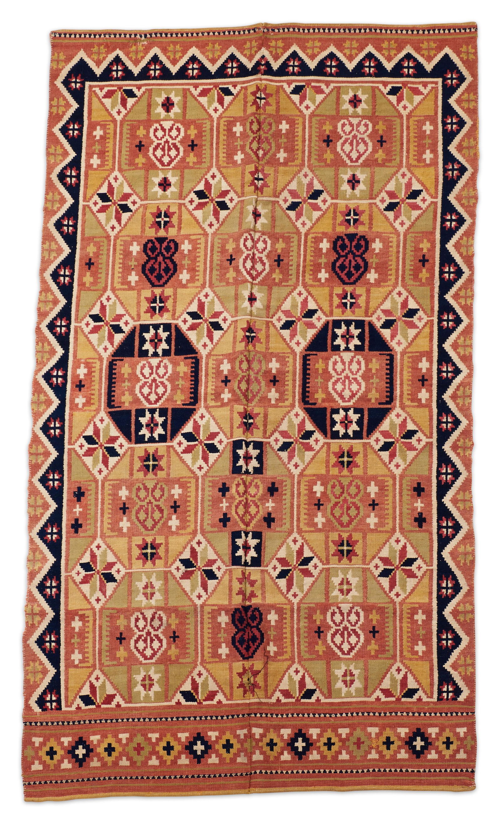 Swedish Rolakan Blanket Sweden  3 ft. 5 in. x 6 ft. 3 in. (1 of 3)