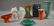 717: Seven Mid-century Modern Glazed Ceramic Vases, a p