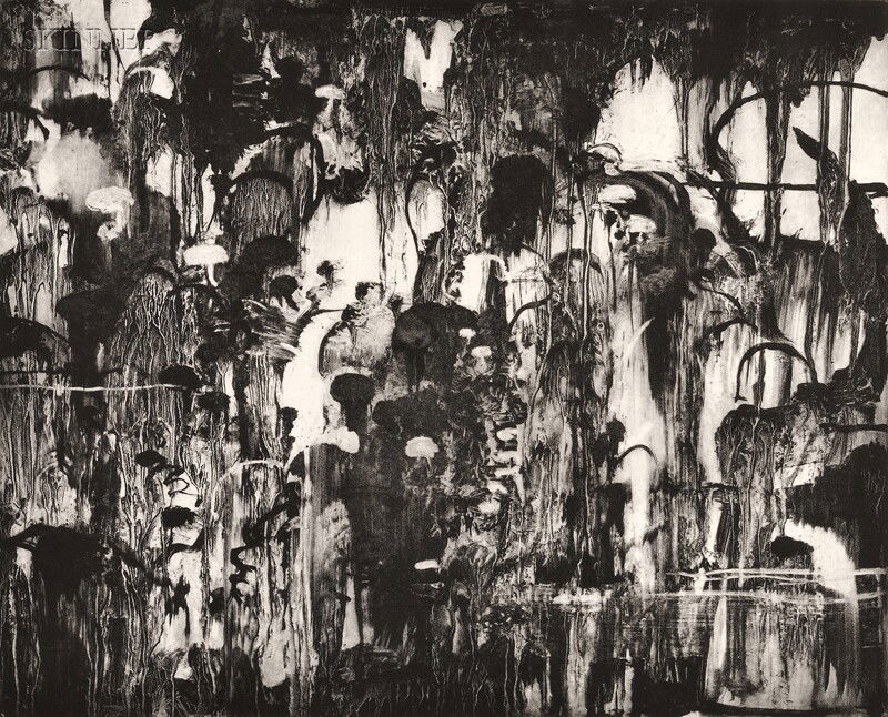 Michael Mazur (American, 1935-2009) The Dragon's R: Michael Mazur (American, 1935-2009) The Dragon's Rockery I, 1997-98, edition of 10 plus proofs (Hansen, 320). Signed "Mazur" in pencil l.r., titled in pencil l.l., numbered "9/10" in pencil l.c. Etchi