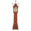 Dutch Burl Walnut and Inlaid Eight-day Musical Longcase Clock,