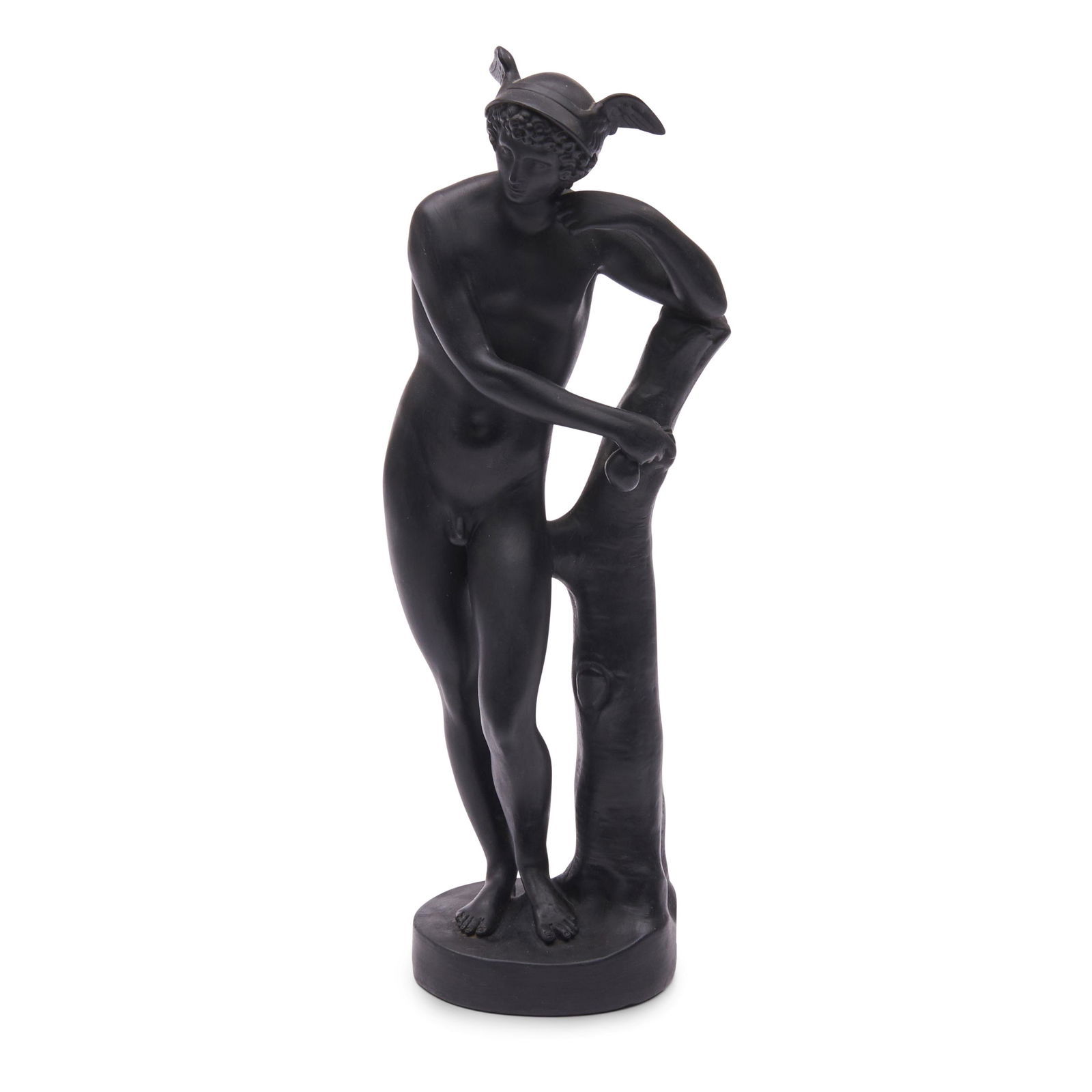 Wedgwood Black Basalt Figure of Mercury, England, 19th century, (1 of 2)