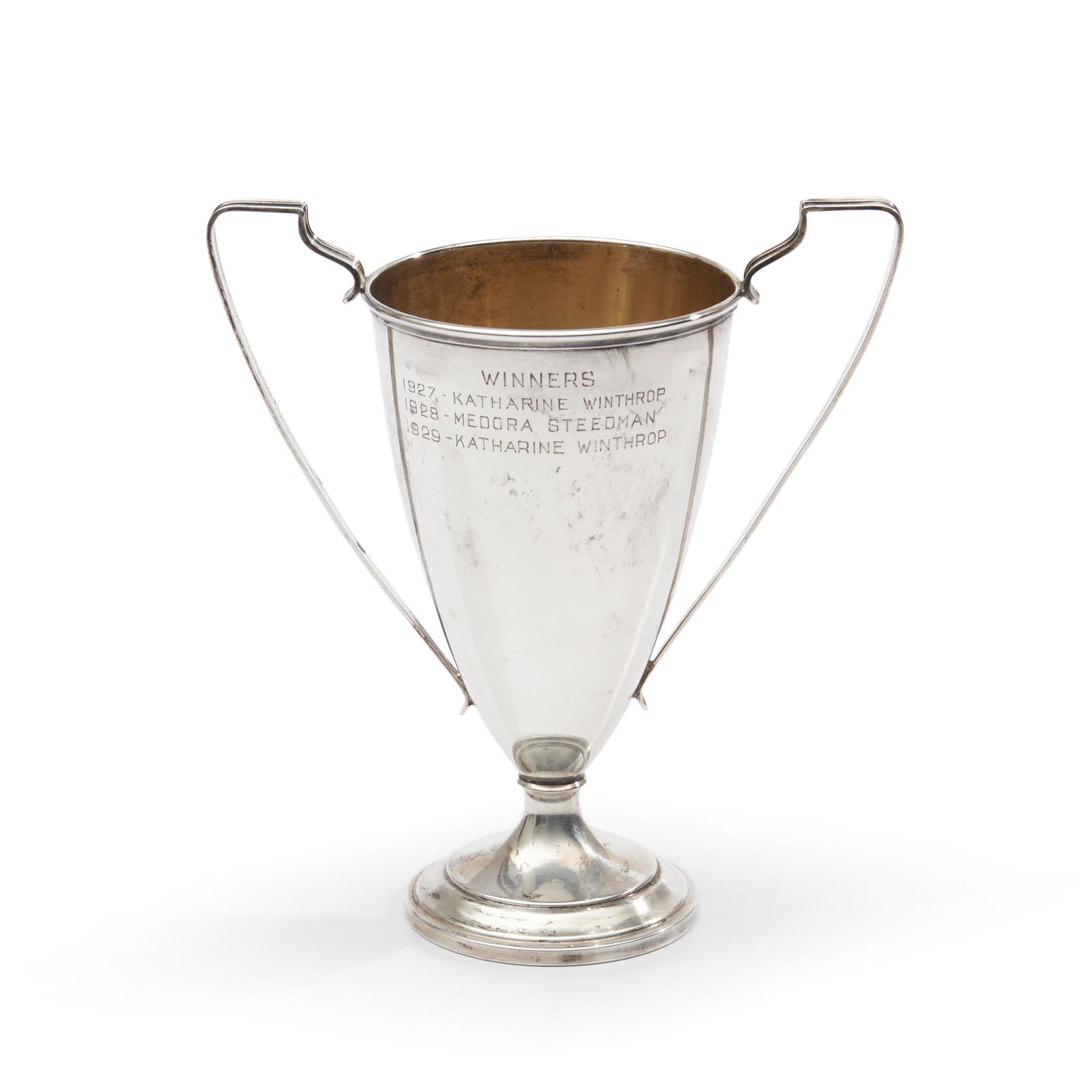 Webster Sterling Silver Golf Trophy, (1 of 1)