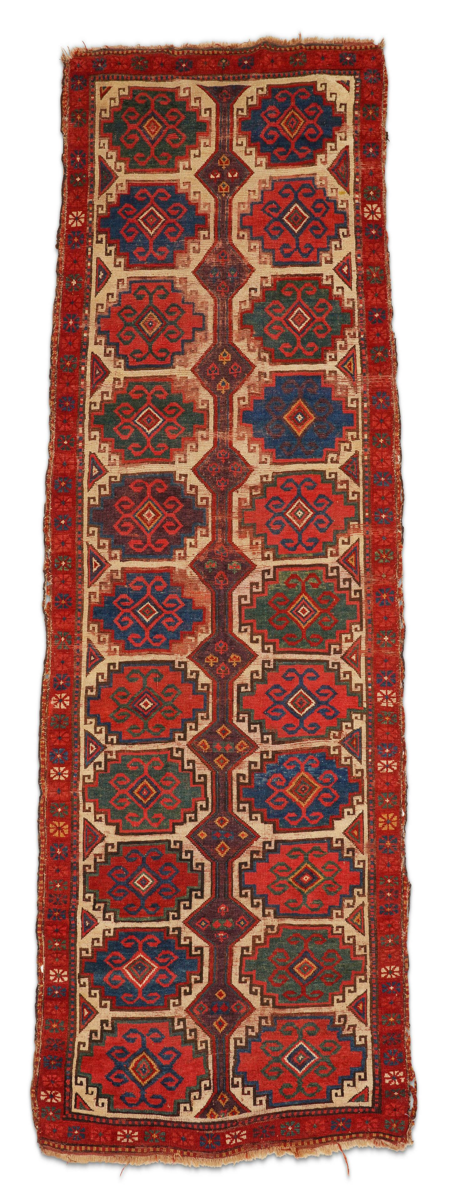 Moghan Kazak Long Rug Caucasus 4 ft. 10 in. x 10 ft. 1 in. (1 of 1)