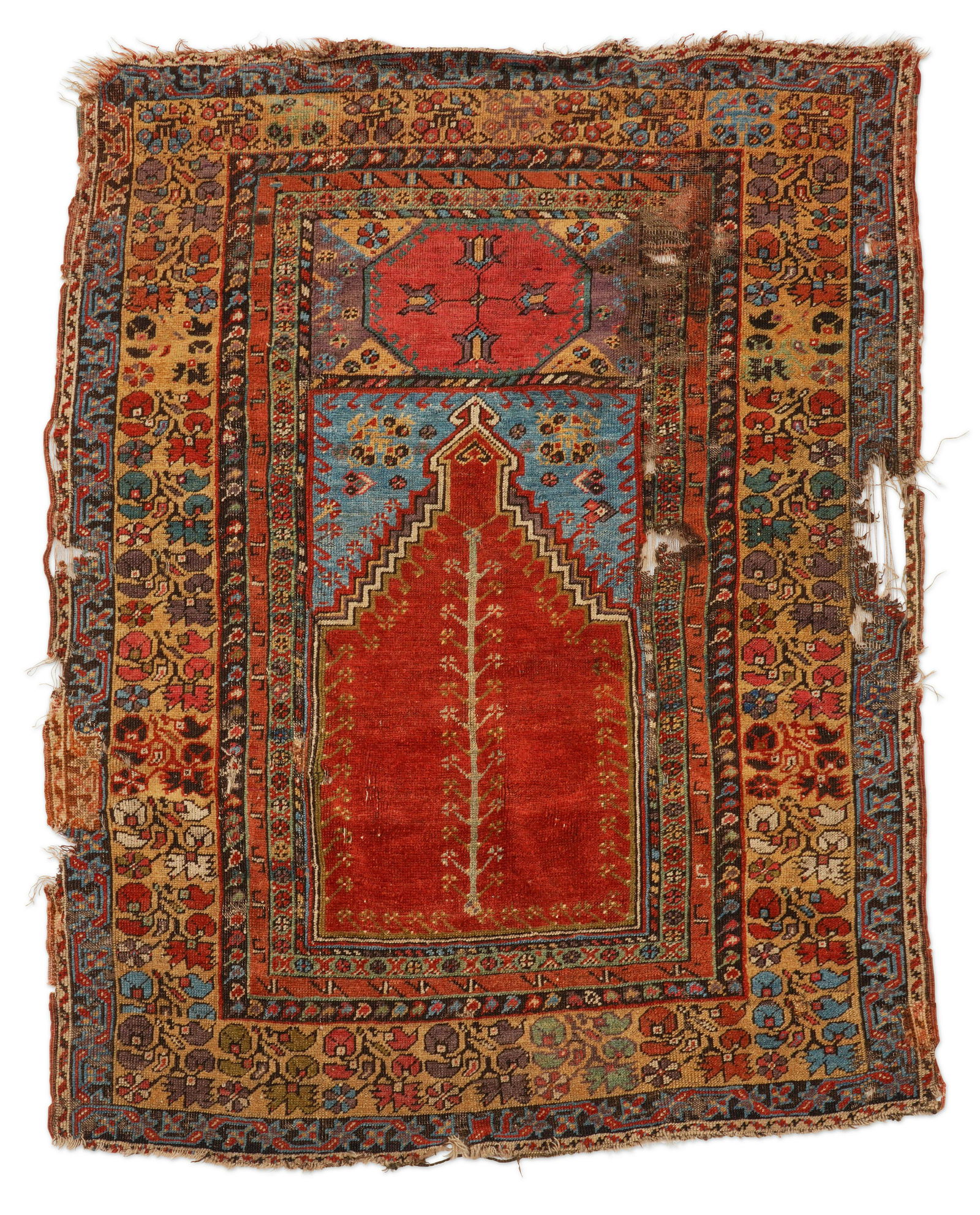 Mudjar Prayer Rug Anatolia 3 ft. 10 in. x 5 ft. 2 in. (1 of 1)