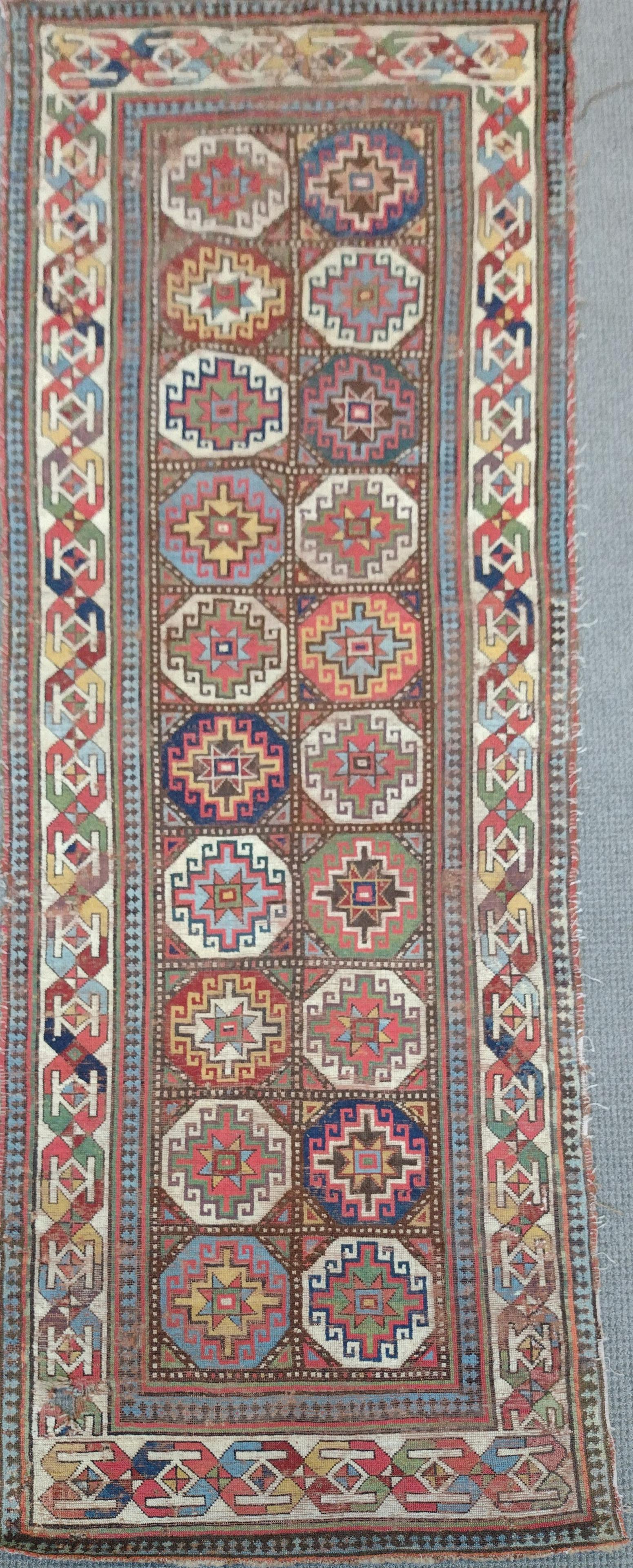 Moghan Caucasian Rug Caucasus 3 ft. 4 in. x 10 ft. 7 in. (1 of 1)