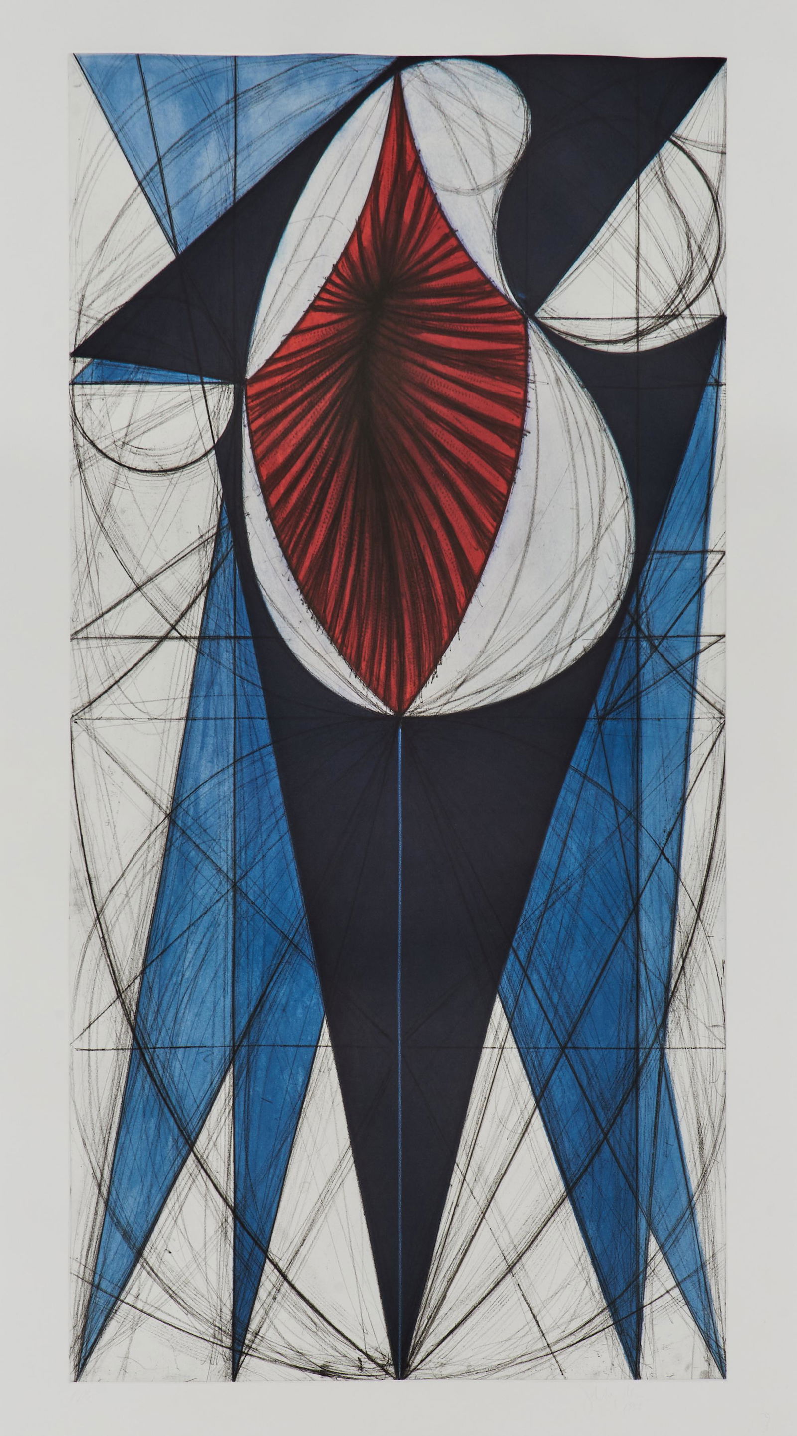 John Newman (American, born 1952) Five Prints: Grande Romano Blu, 1988, printed by Stamperia: John Newman (American, born 1952) Five Prints: Grande Romano Blu, 1988, printed by Stamperia d'Arte-Vigna Antoniniana, published by Editions Ilene Kurtz each signed and dated 'John Newman/1988' (in pe