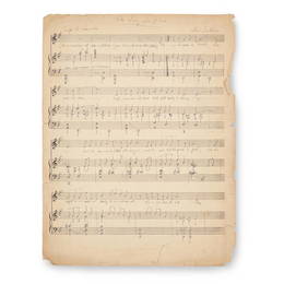 Sondheim, Stephen (1930-2021)  A collection of musical manuscripts and scores Circa 1950-1957