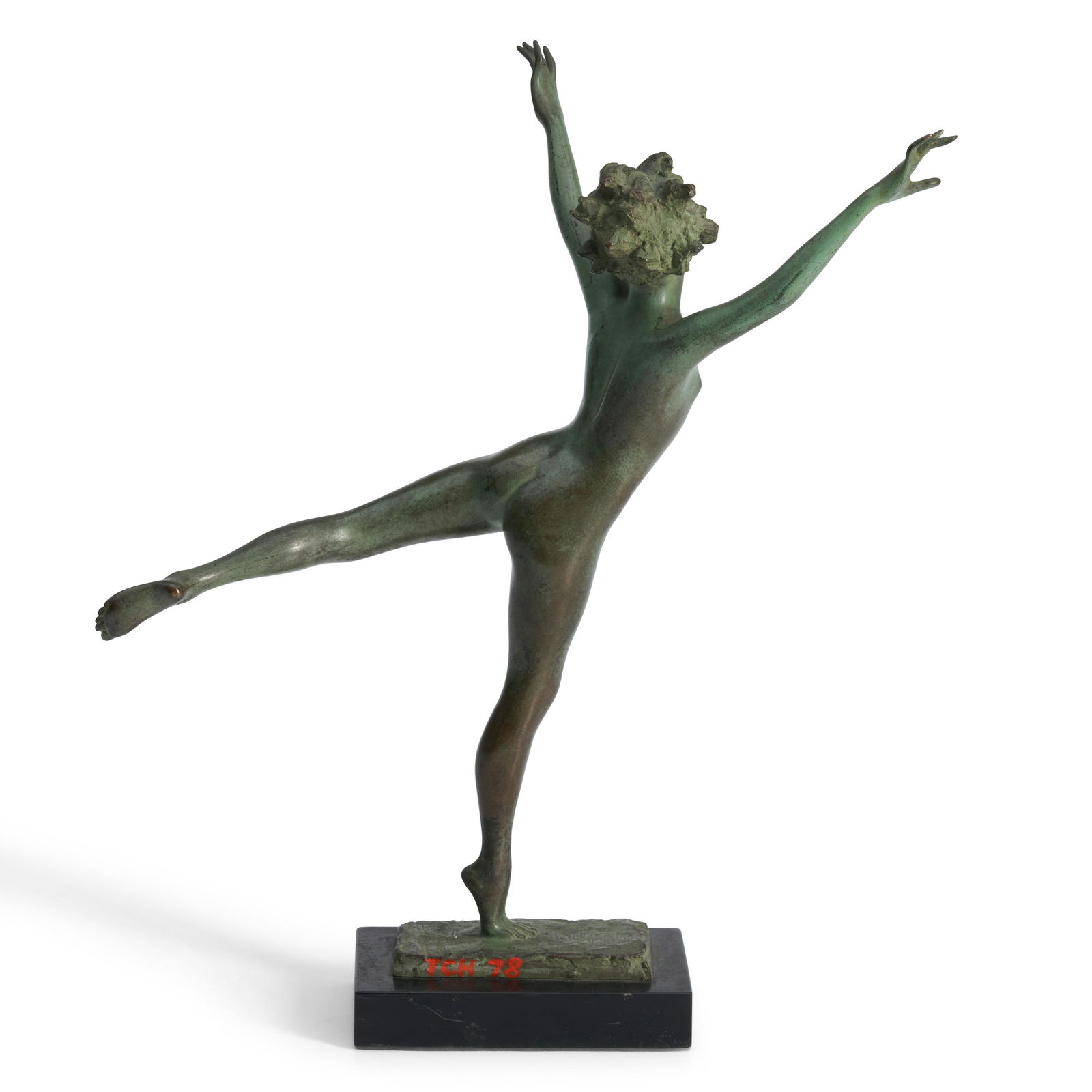 Emil Fuchs (American, 1866-1929) Joy of Life height 12 in. presented on a low black plinth (1 of 1)