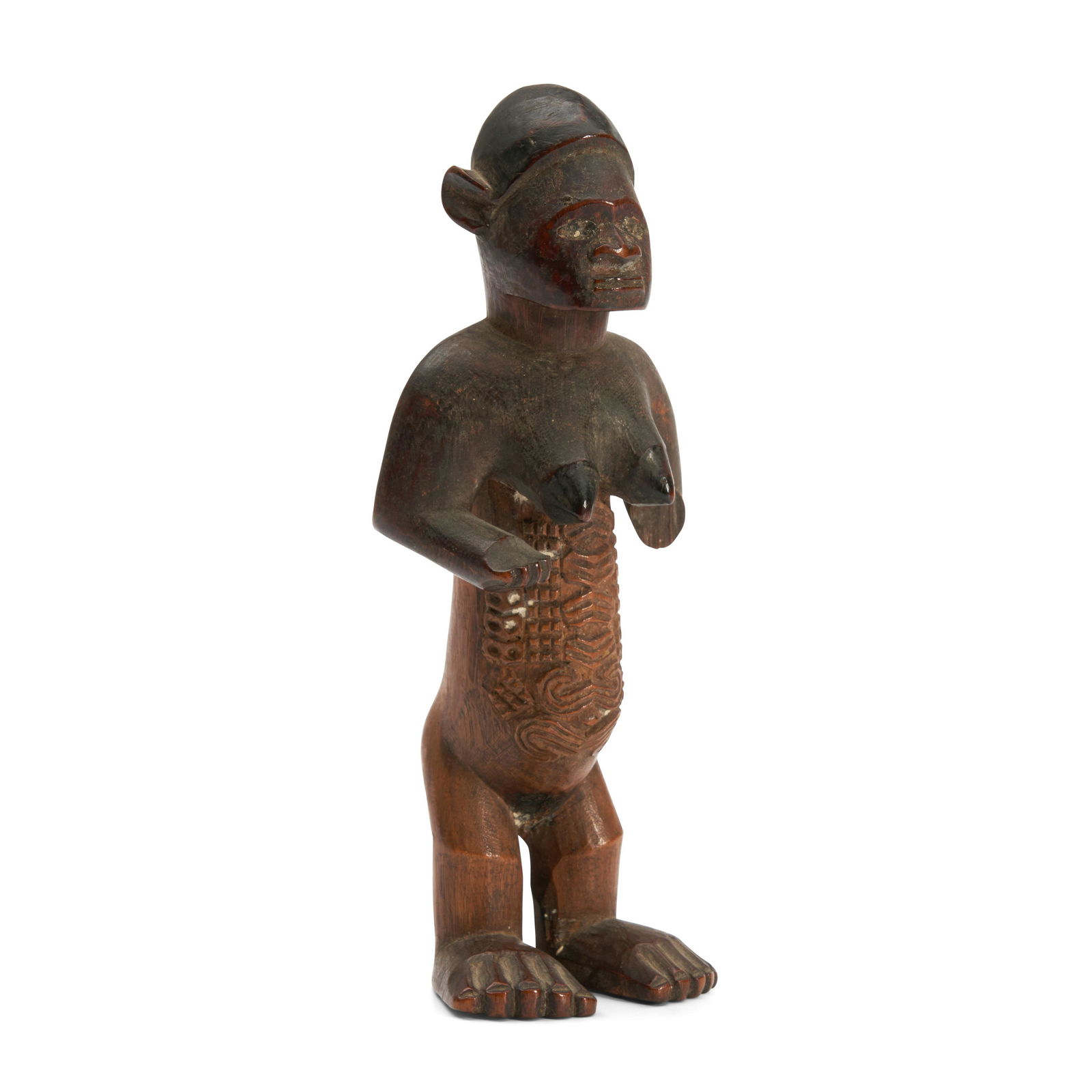 A Bembe female figure ht. 6 3/4 in. (1 of 1)