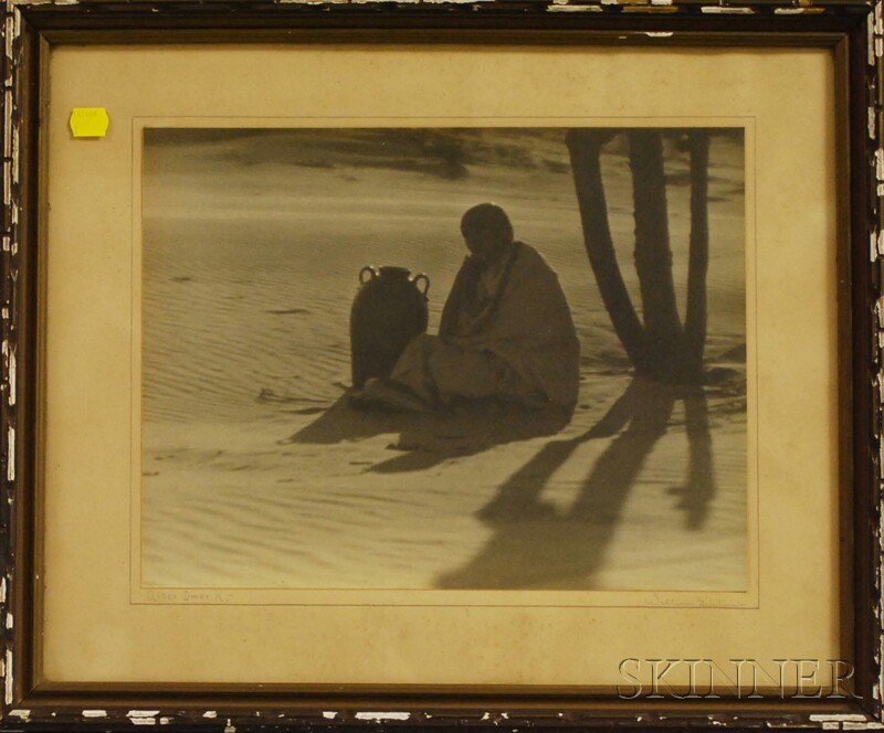 Attributed to William Wallace Gilchrist (American,: Attributed to William Wallace Gilchrist (American, 1879-1926) After Omar K. Inscribed "William Gilchrist" l.r. and titled l.l. Photograph, 10 3/8 x 13 5/16 in., framed. Condition: Pinhole to im