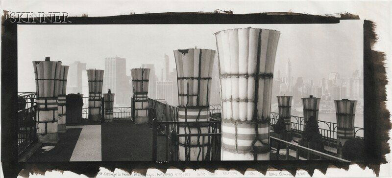 Lois Conner (American, b. 1951) St. George's Hotel: Lois Conner (American, b. 1951) St. George's Hotel, Brooklyn, NY, 1991, edition of 25. Titled, annotated, signed, and numbered "...Lois Conner 12/25" in pencil beneath the image. Platinum print, image