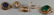 573: Five Antique 14kt Gold Pins, a small gem-set pin,