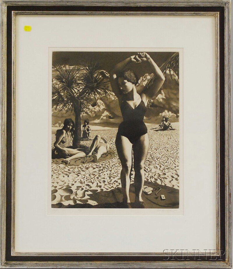 David A. Bumbeck (American, b. 1940) Odyll, 1982.: David A. Bumbeck (American, b. 1940) Odyll, 1982. Signed and dated in pencil l.r., titled and numbered "43/60" l.l. Engraving on paper, plate size 18 1/8 x 14 3/4 in., framed. Condition: Not exam