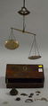 1196: Marshall Son & Co. Gold Scale, single-drawer maho