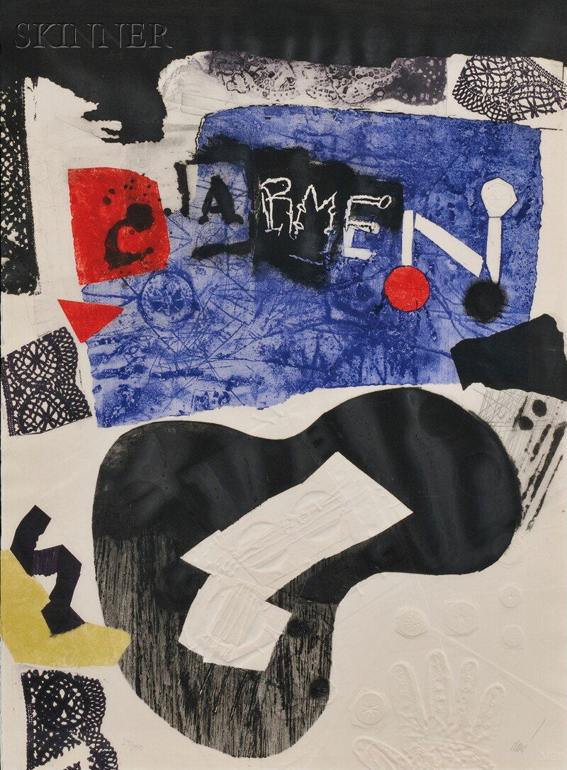 Antoni Clavé (Spanish, 1913-2005) Carmen, 1977, edition: Antoni Clavé (Spanish, 1913-2005) Carmen, 1977, edition of 250, published by the Metropolitan Opera Company. Signed "Clavé" in pencil l.r., numbered "24/250" in pencil l.l., publisher's dry stamp l