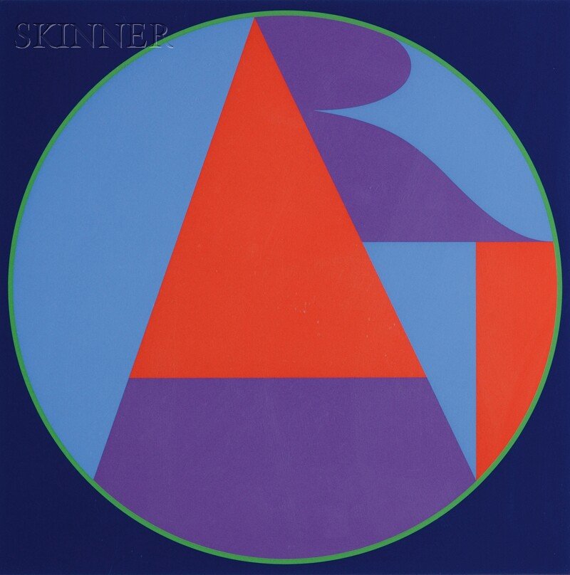 Robert Indiana (American, b. 1928) The Neuberger Art, 1: Robert Indiana (American, b. 1928) The Neuberger Art, 1975, edition of 50, made for The Neuberger Museum, State University of New York, Purchase, New York. Signed "RobertIndiana" in pencil l.r., ti