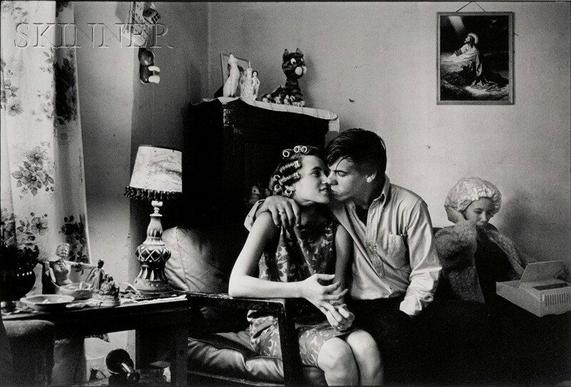 Danny Lyon (American, b. 1942) Uptown Chicago, 1965. Ti: Danny Lyon (American, b. 1942) Uptown Chicago, 1965. Titled, dated, and signed "...1965 Danny Lyon" in felt-tip pen l.r. Gelatin silver print on paper, image size 9 1/8 x 13 1/2 in. (23.0 x 34.3 c