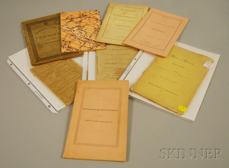 Pamphlets, Eight Volumes: Watson's An Apology for: Pamphlets, Eight Volumes: Watson's An Apology for Christianity, 1796; Life of Napoleon Bonaparte, 1815; Dawson's The Sons of Liberty in New York, 1859; Hazard's Essay on the Philosophical