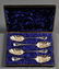 7: Set of Four English Sterling Silver Fruit Servers, L