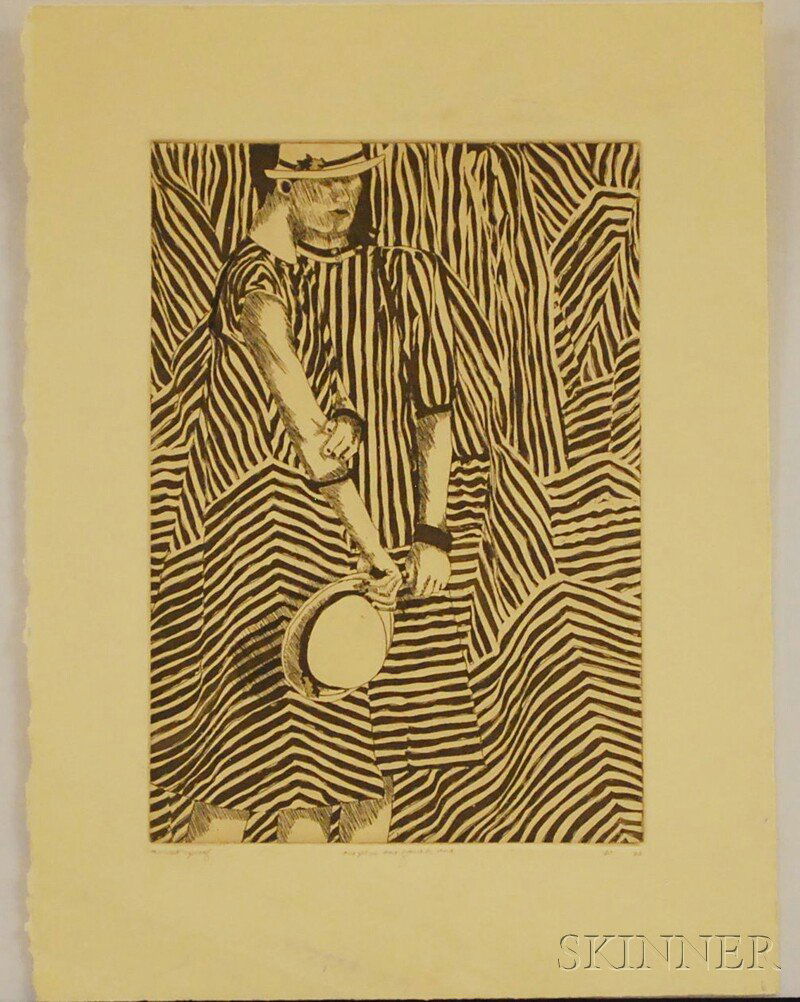 Three Works on Paper: Joseph Hecht (British/Polish: Three Works on Paper: Joseph Hecht (British/Polish, 1891-1951), Pencil Sketches of Butterflies and Monkeys on an Envelope Back, signed "Hecht" in pencil l.r., dated "1925" within a postmark, size 4 3/