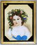 990: Framed Pastel and Watercolor Portrait of a Young G