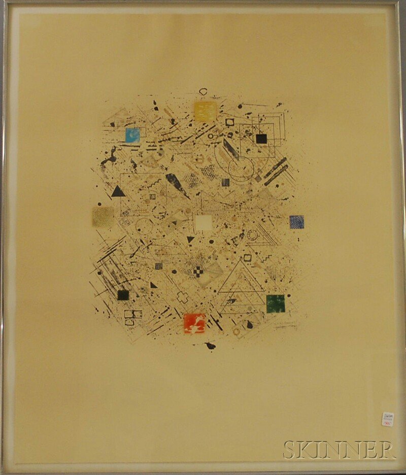 David Shapiro (American, b. 1944) Chapter + Verse: David Shapiro (American, b. 1944) Chapter + Verse, 1978, edition of 65, printed by Styria Studios, New York. Signed and dated "David Shapiro (c) 1978" in pencil l.c., titled in pencil l.r., numbered "