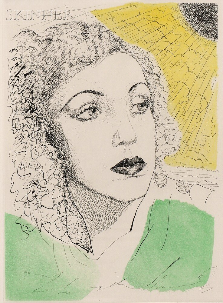 Man Ray (American, 1890-1976) Sheila from LA BALLA: Man Ray (American, 1890-1976) Sheila from LA BALLADE DES DAMES HORS DU TEMPS, 1970, edition of 75 (Anselmino, 60). Signed "Man Ray" in pencil l.r., numbered "30/75" in pencil l.l.