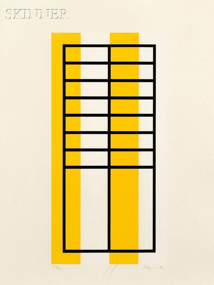 Andrew Spence (American, b. 1947) Untitled (Window: Andrew Spence (American, b. 1947) Untitled (Window), 1990, edition of 50. Signed and dated "ASpence90" in pencil l.r., numbered "26/50" in pencil l.l., identified on a label (see below) affixed to