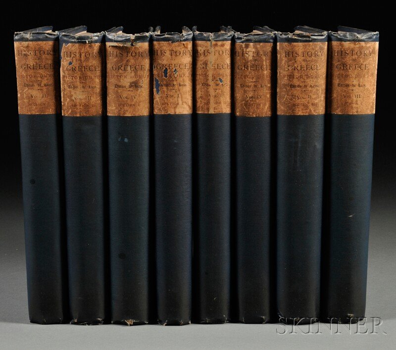 Duruy, Victor (1811-1894) History of Greece. Boston: Es: Duruy, Victor (1811-1894) History of Greece. Boston: Estes & Lauriat, 1890. Edition de luxe, number 184 of 1,000 subscriber copies printed on linen vellum paper, in eight volumes, illustrated, bound i
