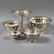 Five Pieces of Sterling Silver Tableware, four graduate