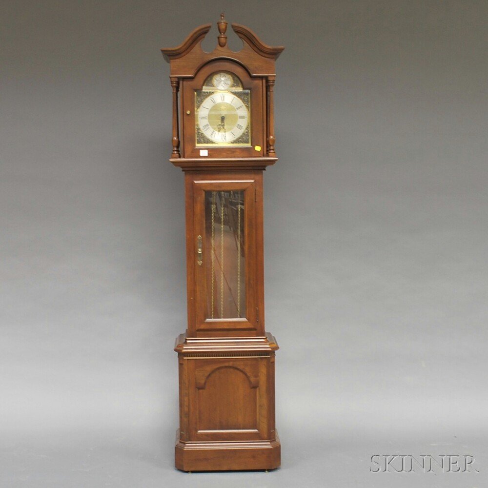 Ethan Allen "Tempus Fugit" Grandfather Floor Clock, ht. Apr 18, 2013