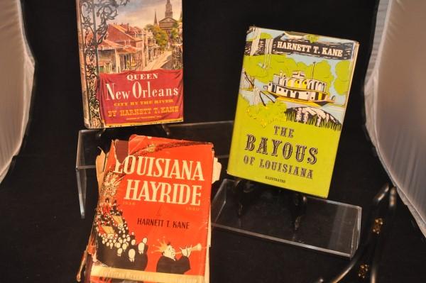 3 books about Louisiana & New Orleans by Harnett T.: 3 books about Louisiana & New Orleans by Harnett T. Kane: Louisiana Hayride signed by the author, The Bayous of Louisiana, Queen New Orleans