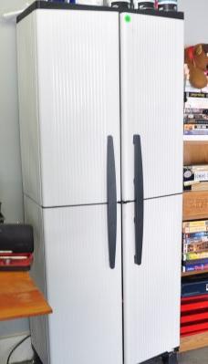 2 Enviro Elements cabinets:: 2 Enviro Elements cabinets: floor cabinet, wall cabinet 20th century