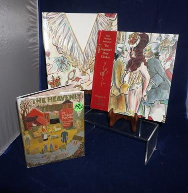 2 children's books:: 2 children's books: The Heavenly Tenants by William Maxwell, pictures by Ilonka Karasz, First Edition 1946, Hans Christian Andersen's The Emperor's New Clothes, Illustrated by Karl Lagerfeld, First Ed