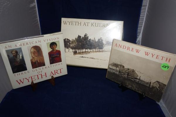 3 beautiful coffee table books on Andre Wyeth:: 3 beautiful coffee table books on Andre Wyeth: Andrew Wyeth, Wyeth at Kuerners, An American Vision, Three Generations of Wyeth Art