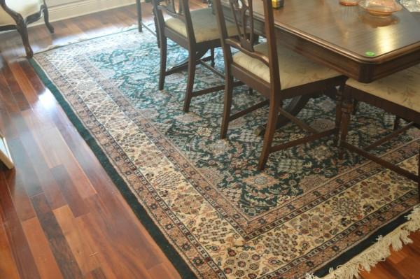 Large area rug in multiple colors: Large area rug in multiple colors 10'5" x 93", 21st century