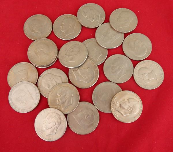 Eisenhower Silver Dollars (1 of 1)