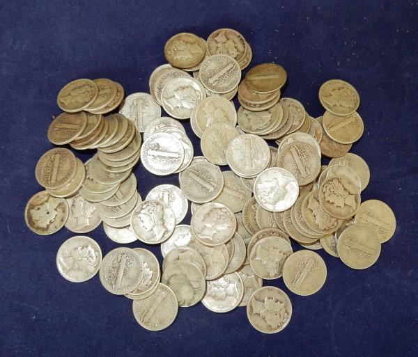 Mercury Dimes (1 of 1)