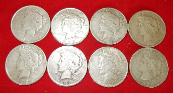 Silver Peace Dollars (1 of 2)