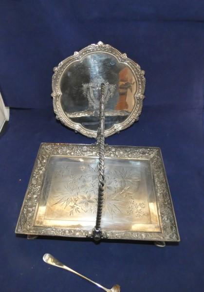 3 pieces of silver plate (1 of 5)