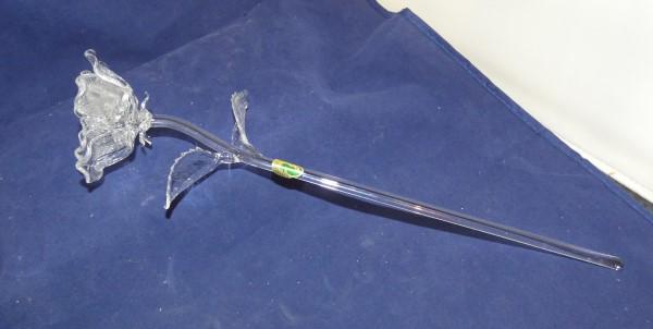 Waterford crystal long stem rose (1 of 4)