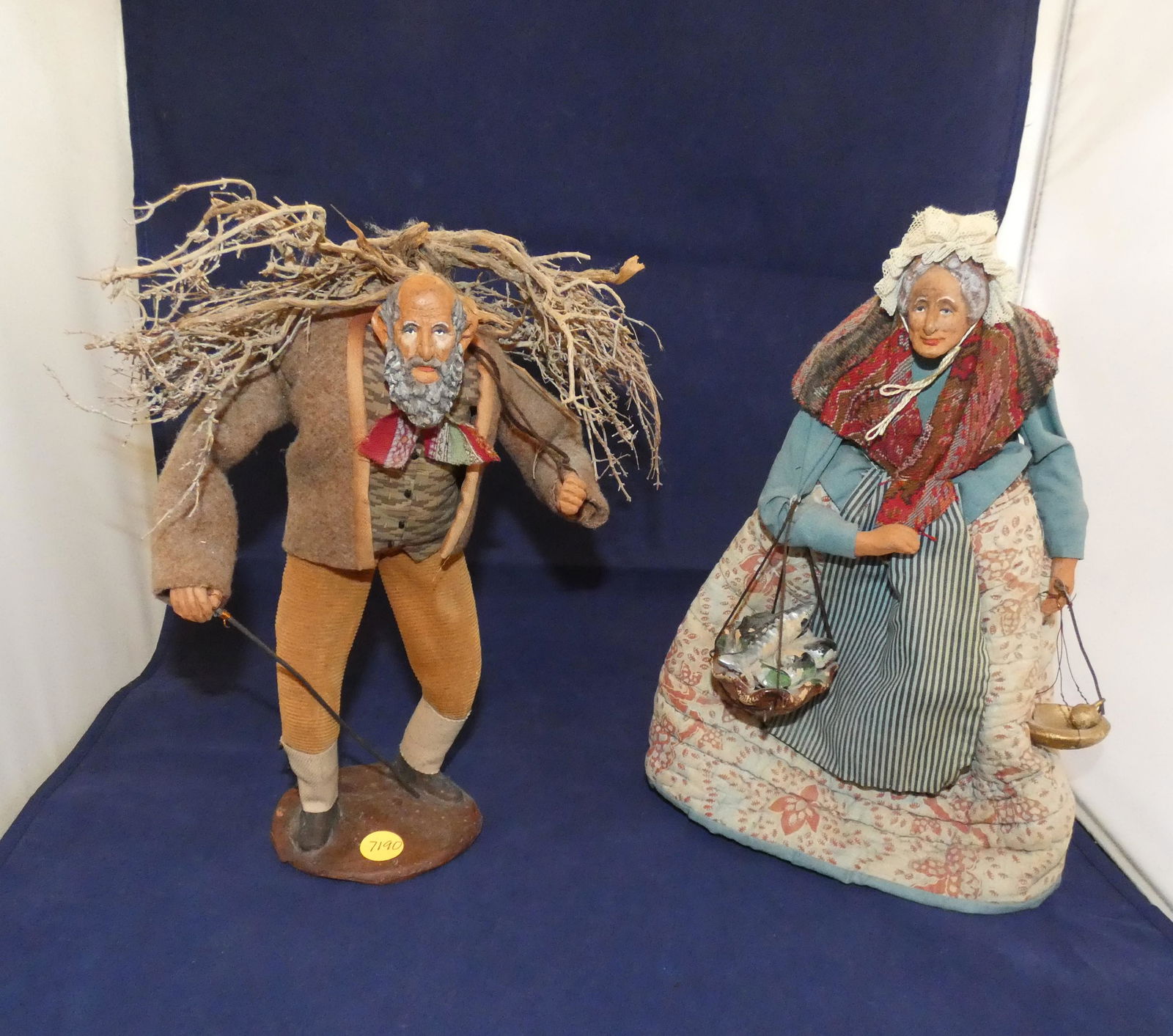 Clay figurines by S. Jouglas Santon (1 of 4)
