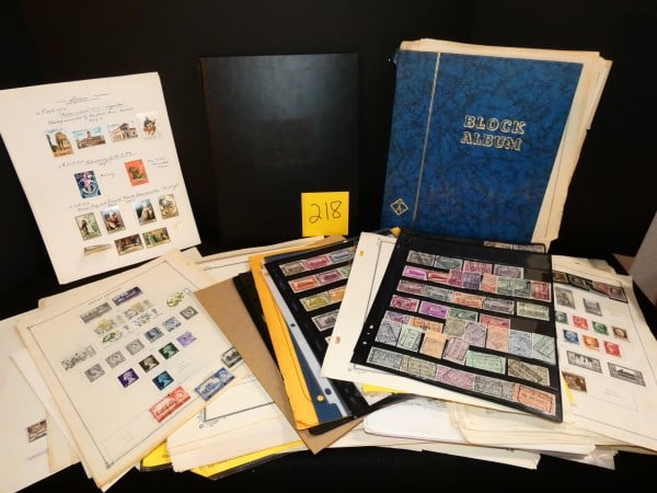 Scott loose album pages and sets of stamps: Scott loose album pages and sets of stamps: British Antarctic Territory, Italy, Germany, Switzerland, Spain, Denmark, Turkey, sheets of stamps from Around the World, mid to late 20th century